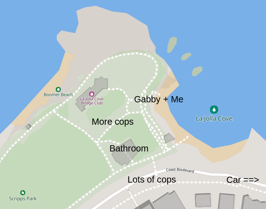 a map of the scene
